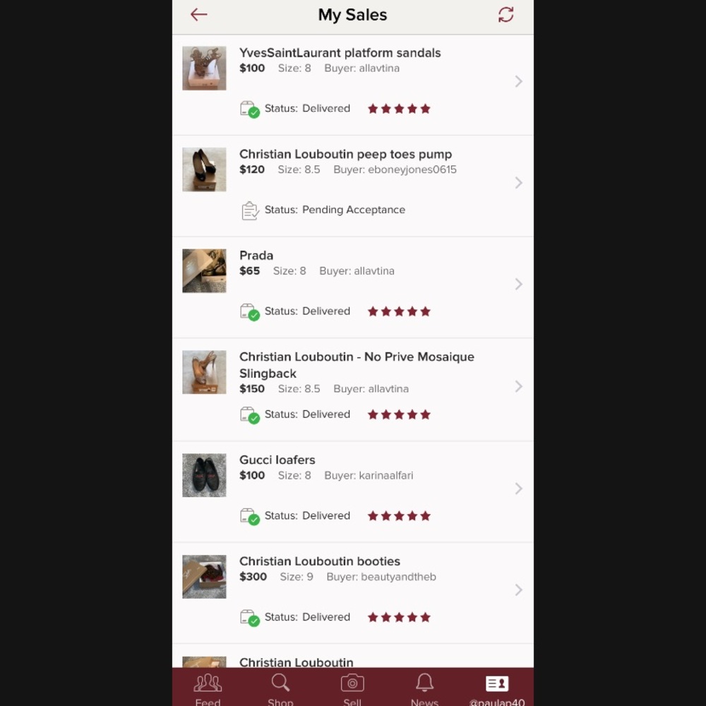 My ratings